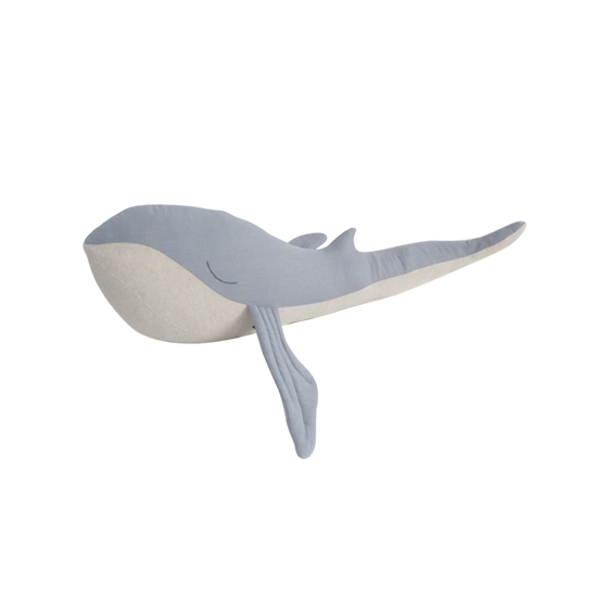 Мягкая игрушка Mabuhome "Мама кит", голубая