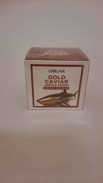 Крем для лица LEBELAGE Ampule Cream Gold Carviar ампульный с экстрактом икры, 70 мл