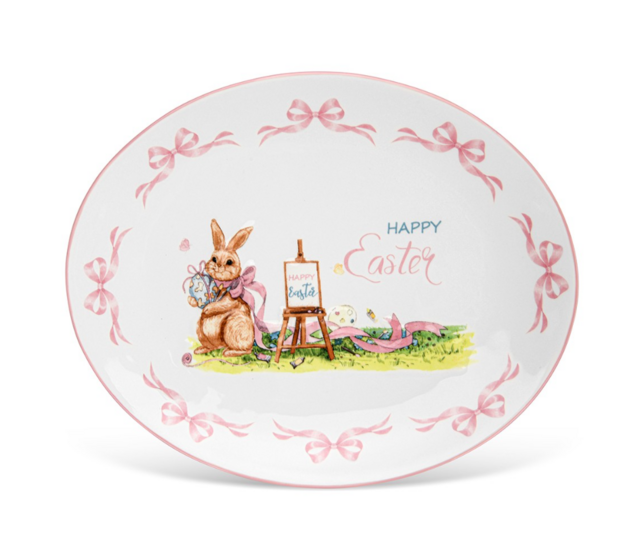 0432 FISSMAN Тарелка овальная 31х25см (доломит)