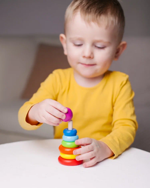 Пирамидка, развивающая игрушка для детей, арт. П06