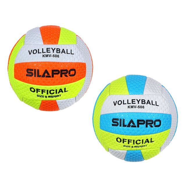 Мяч волейбольный SILAPRO, 22см, 5 р-р, 2сл, ПВХ 2.5мм, 290г