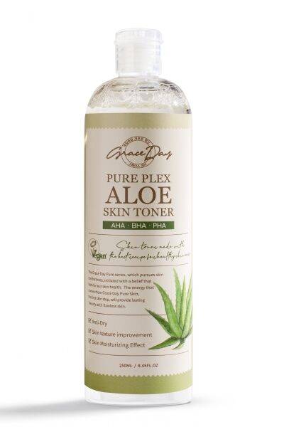 656817 "Grace Day" Pure Plex Aloe Skin Toner  Тонер для лица с экстрактом алоэ 250мл 1/30