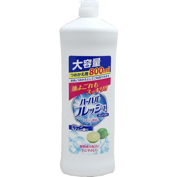Концентрированное средство для мытья посуды, овощей и фруктов Mitsuei с ароматом лайма, 800 мл