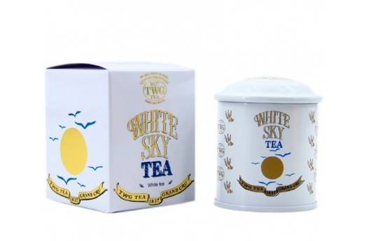 Чай белый TWG White Sky / Белый Небесный, туба 20 гр