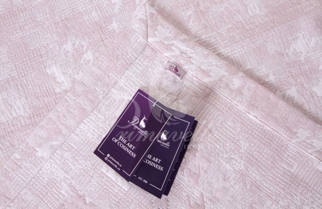 Покрывало Seline сухая роза