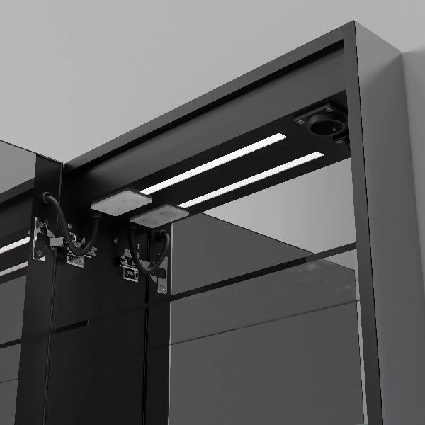 Зеркальный шкаф с подсветкой Winter Glamour 60, AWG06070MC