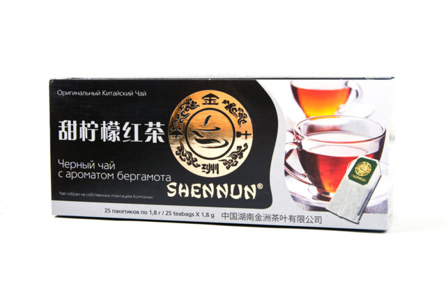 Shennun Черный чай с ароматом бергамота 1.8гх25
