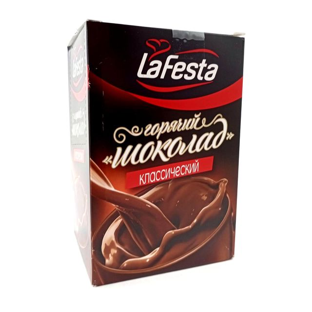 Горячий шоколад La Festa Классик, 10 пакетиков