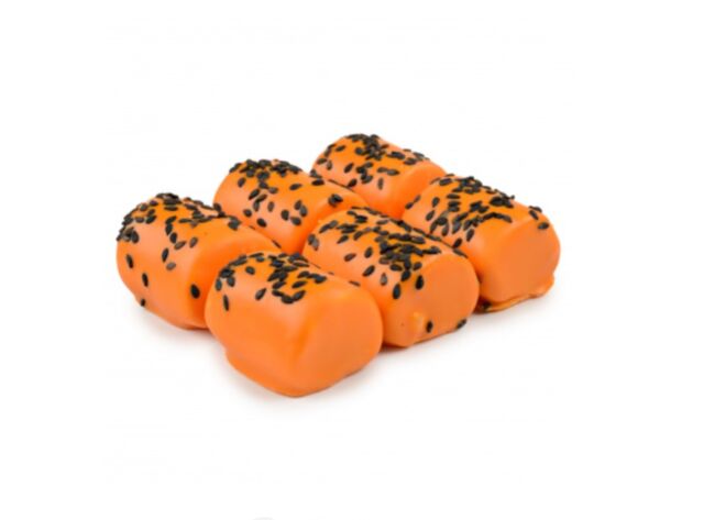 Конфеты Рикисима "Воздушный зефир в апельсиновом шоколаде", 55 гр