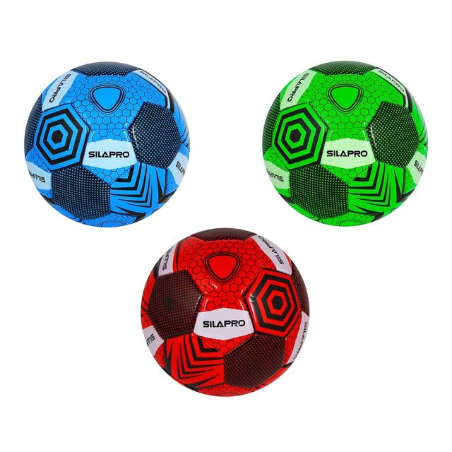 Мяч футбольный SILAPRO, 3 сл, р.5, 22см, PU 2.6мм, 320гр