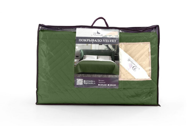 Покрывало Velvet хвойный, размер 220x240