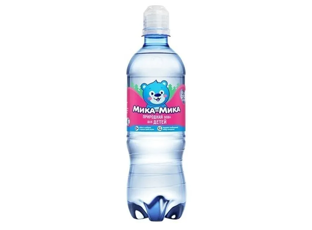 Природная вода для детей "Мика-Мика" негазированная 12 шт. по 0,5л,