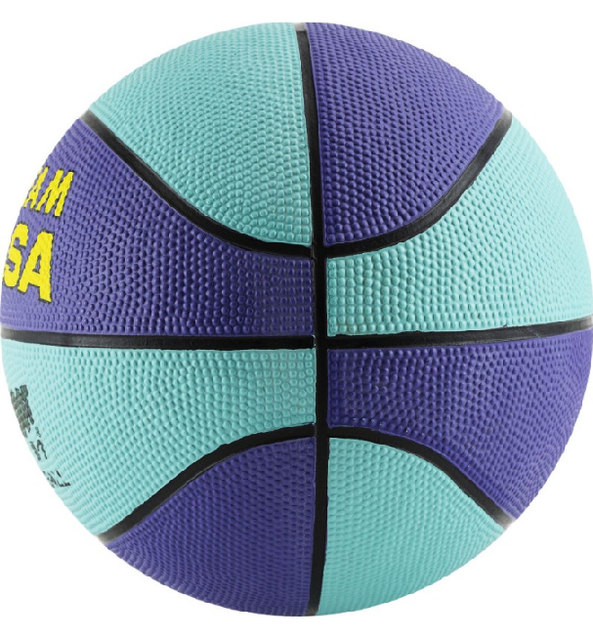 Мяч баскетбольный MIKASA 157-PA р.7, резина, бут.кам, нейл.корд, сине-голубой