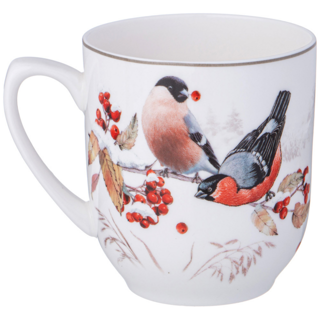 КРУЖКА LEFARD "ЛЕСНАЯ СКАЗКА" СНЕГИРИ 380 МЛ