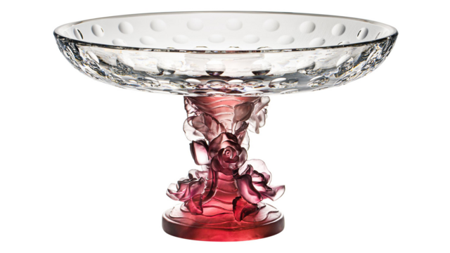 Чаша Cristal de Paris Розы 34 см, сатин