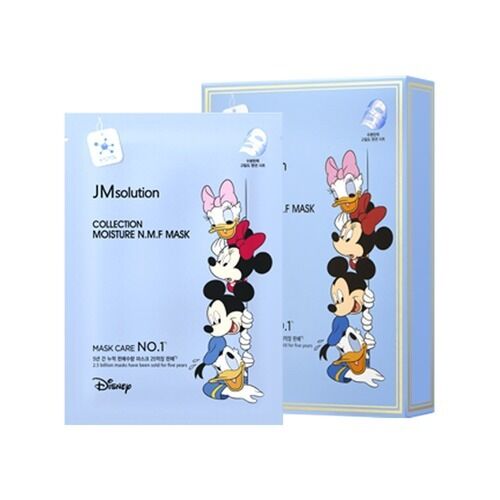 545033 "JMSOLUTION" Disney Увлажняющая тканевая маска с аквасилом и пептидами (набор) 30 мл*10 шт 1/40
