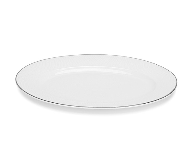 14083 FISSMAN Блюдо овальное 29,5х21,5см PLATINUM (фарфор)