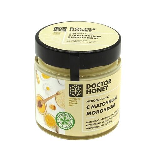 Медовый микс Doctor Honey с маточным молочком, 200 г