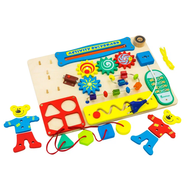 Бизиборд Activity Busyboard (английский аналог ББ111 не окрашенный), развивающая игрушка для детей, арт. ВВ106