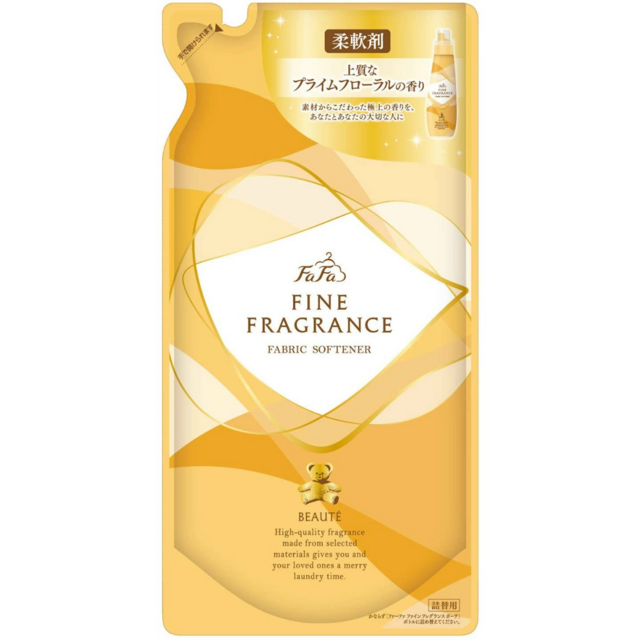 Антистатический кондиционер FaFa Fine Fragrance "Beaute" для белья с ароматом цветов, мускуса и сандалового дерева 500 мл, мягкая упаковка