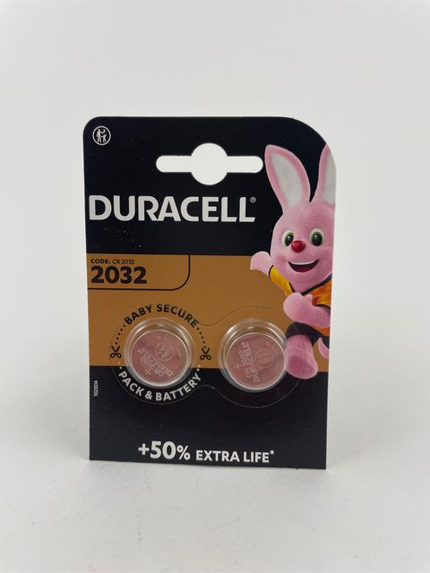 Батарейка Duracell CR2032/3V/B 2 шт.