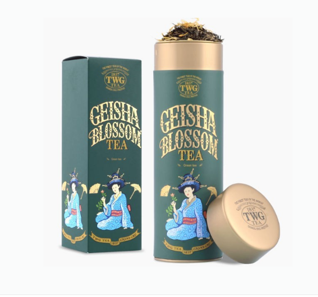 Чай зеленый TWG Geisha Blossom Tea / Цветения Гейши, туба 100 гр