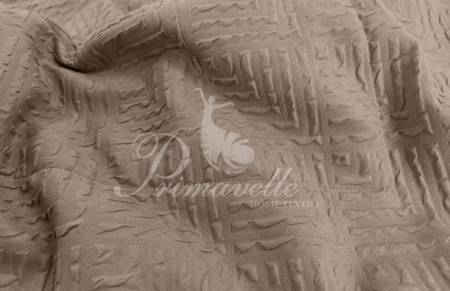 Покрывало Marenga бархатный тауп, размер 200х240