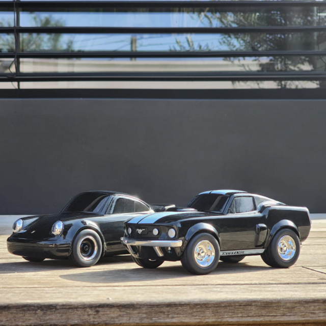 Игрушечная гоночная машинка Baghera Ford Mustang, черная