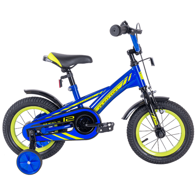 Детский велосипед Quattro 18" синий (сталь) 2023