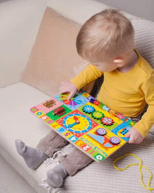 Бизиборд Учим цифры, развивающая игрушка для детей, арт. ББ502