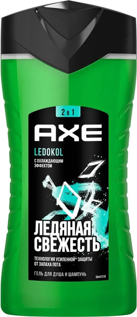 Гель для душа-шампунь Axe Ledokol (2 в 1), 250 мл