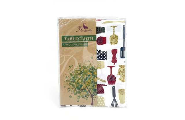 Скатерть жаккардовая Ар-деко с печатным рисунком, размер 140x180