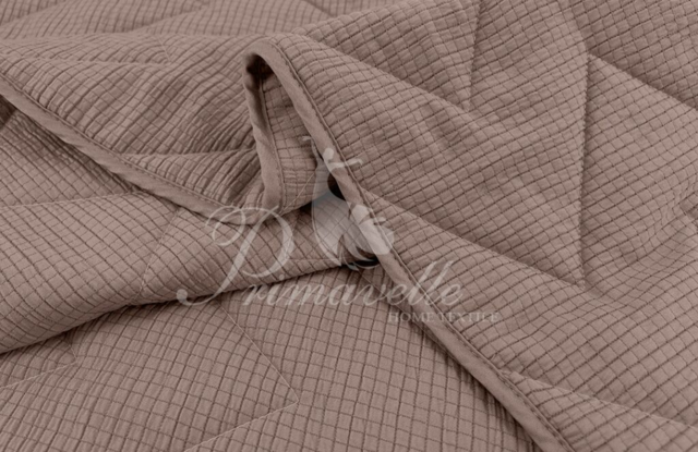 Покрывало Muslin двустороннее какао, размер 200х240