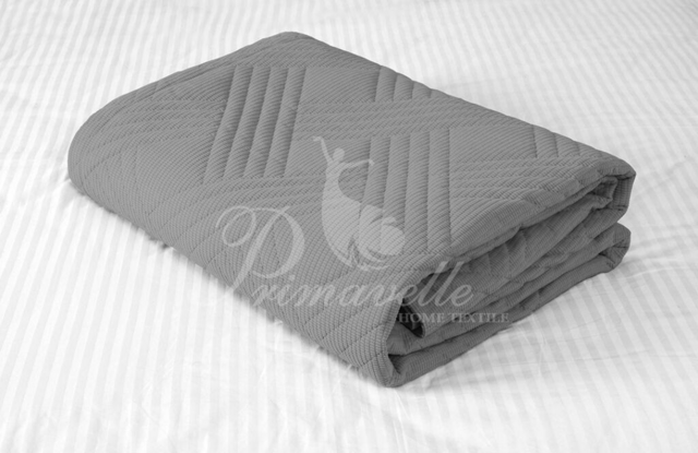 Покрывало Velvet серый, размер 220x240
