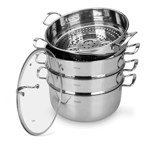 5325 FISSMAN Мантоварка  HAYAAT 32x15см / 10,5л (нерж.сталь)