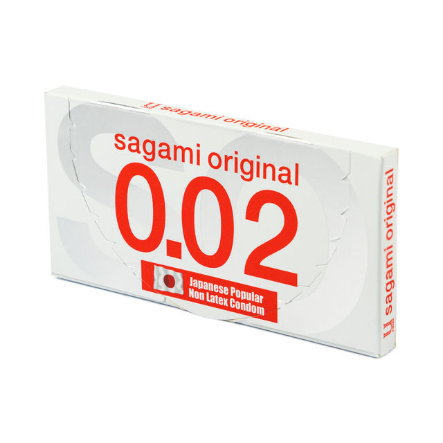 Презервативы Sagami Original 0.02 полиуретан, 2шт.