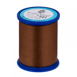 Швейные нитки (полиэстер) Sumiko Thread, 200м, цвет 093 коричневый
