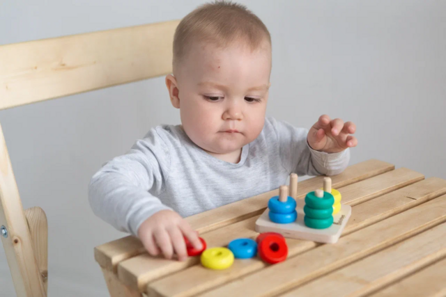 Пирамидка логическая, развивающая игрушка для детей, арт. ПСЧ3006