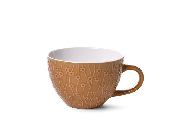 6325 FISSMAN Кружка 460мл, цвет Желтый (керамика)