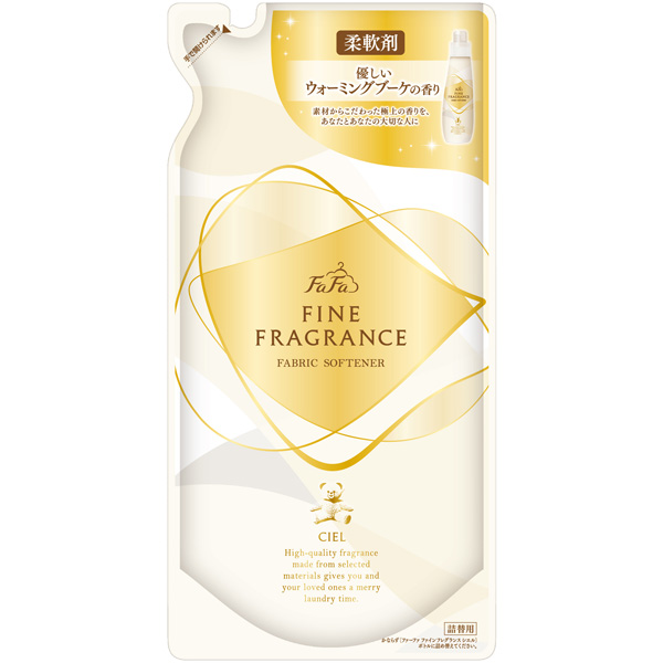 Антистатический кондиционер FaFa Fine Fragrance "Ciel" для белья с прохладным ароматом белых цветов 500 мл, мягкая упаковка