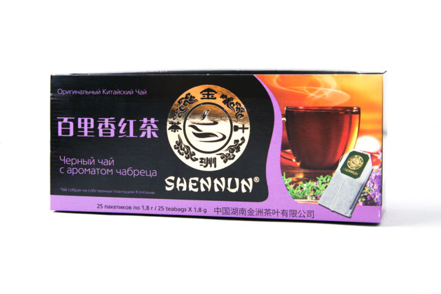 Shennun Черный чай с ароматом чабреца 1.8гх25