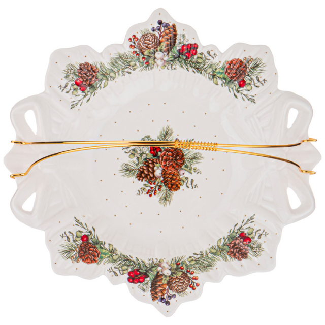 БЛЮДО LEFARD "CELEBRATION" С МЕТАЛЛ.РУЧКОЙ 26СМ