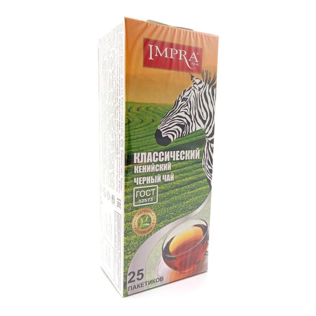 Чай Impra черный Классик гранулированный, 25 пакетиков