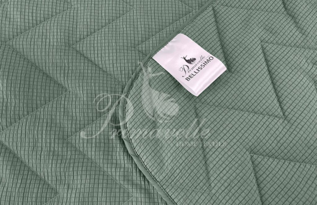 Покрывало Muslin двустороннее шалфей, размер 200х240