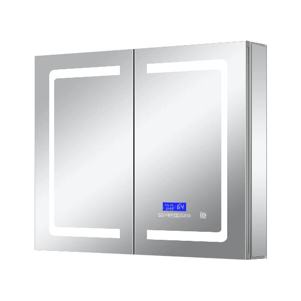 Зеркальный шкаф с подсветкой Luminous Sphere 90, ALS09090MC