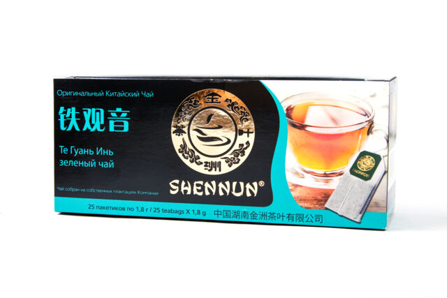 Shennun Те Гуань Инь,зеленый чай, 1.8 г х 25