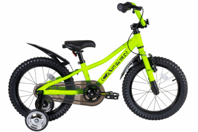 Детский велосипед Casper 16" зеленый