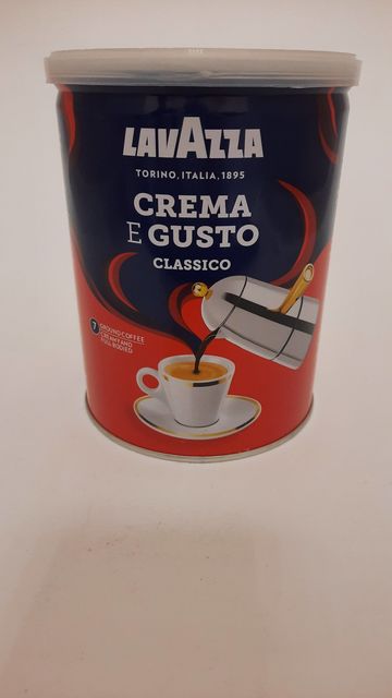 Кофе молотый Lavazza Crema e Gusto жестяная банка, 250 г