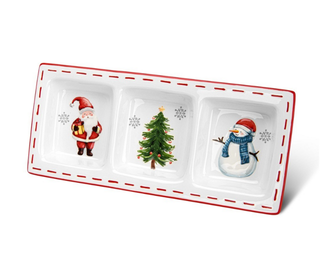 0377 FISSMAN Менажница 32х14,3см (доломит)