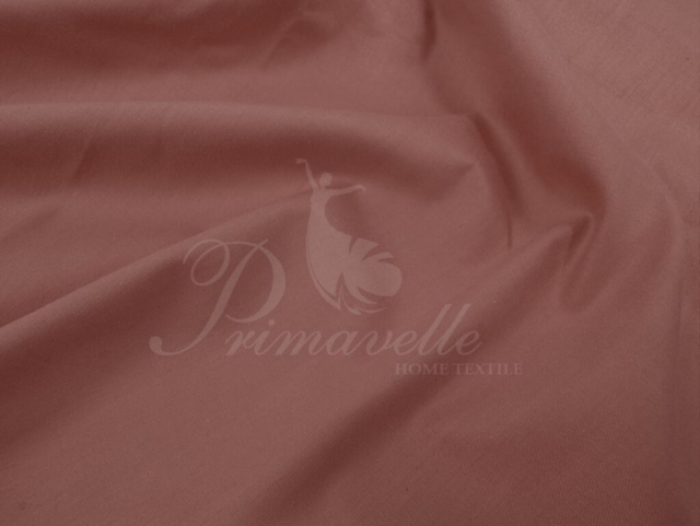 Простыня из однотонного сатина ягодная, размер 150x215